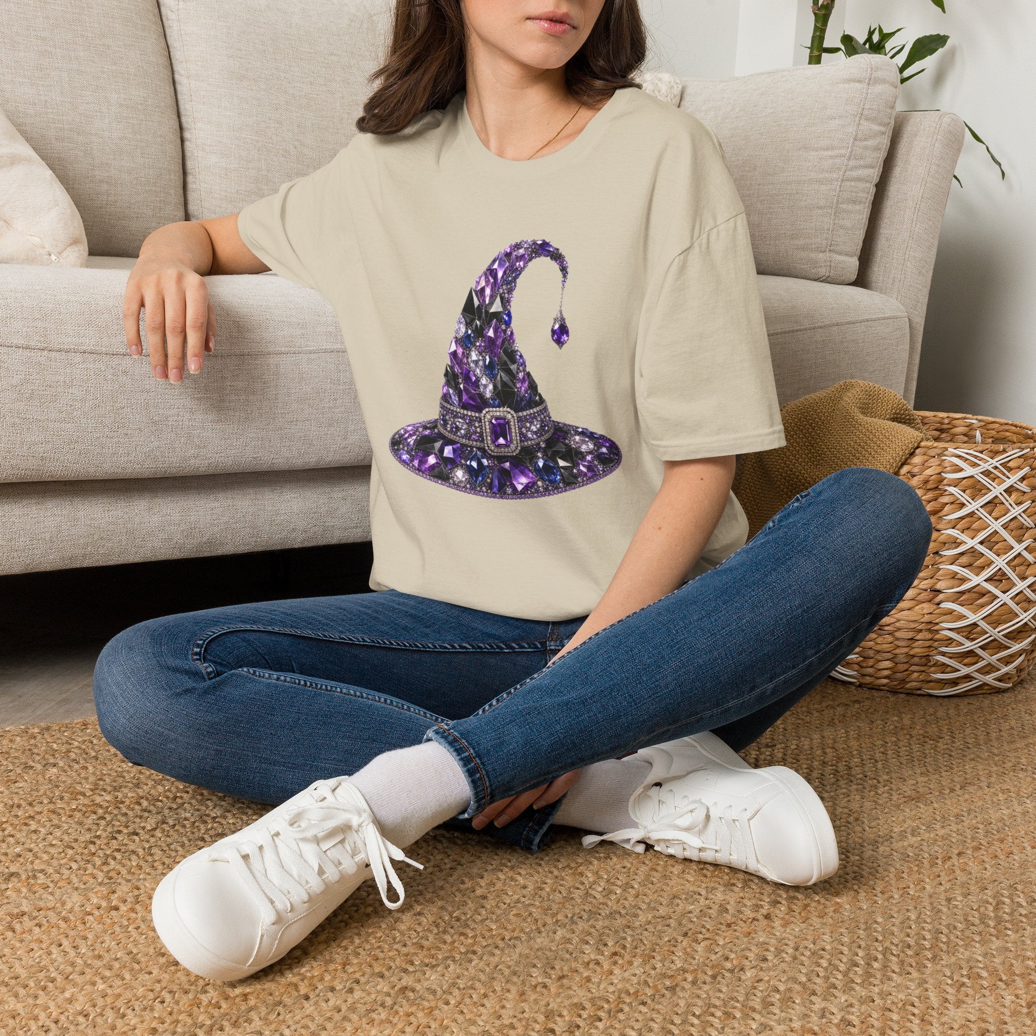 The Jeweled Witches Hat Tee - Gildan