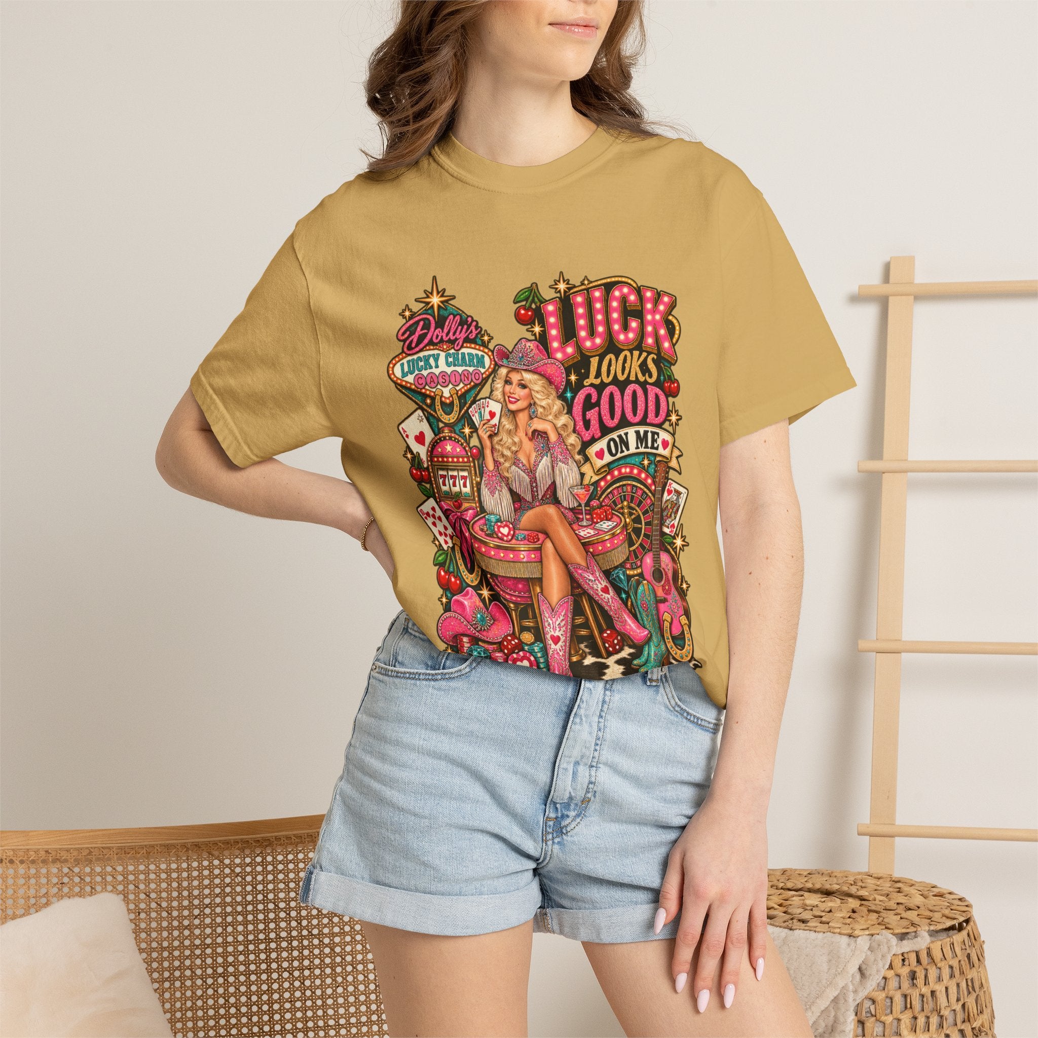Dolly's Lucky Charm Casino Tee