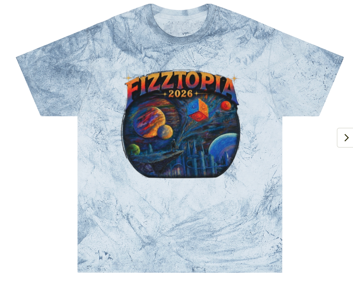 Daddy Ring Bomb's Fizztopia Galaxy Shirt Marbled Wash - Comfort Colors